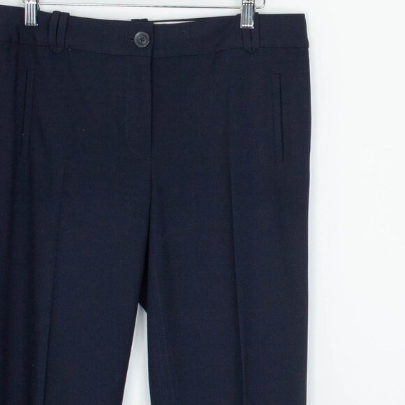 Talbots Womens Signature Straight Leg Trouser Pants Size 4 Black Career Office - Picture 2 of 7